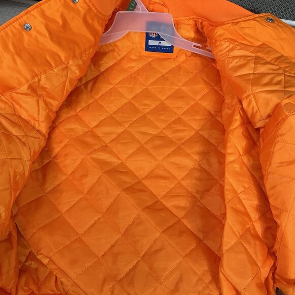 NFL Ultra Game Men’s Tampa Bay Buccaneers Creamsicle Vintage Logo Snap Jacket M - Picture 11 of 11